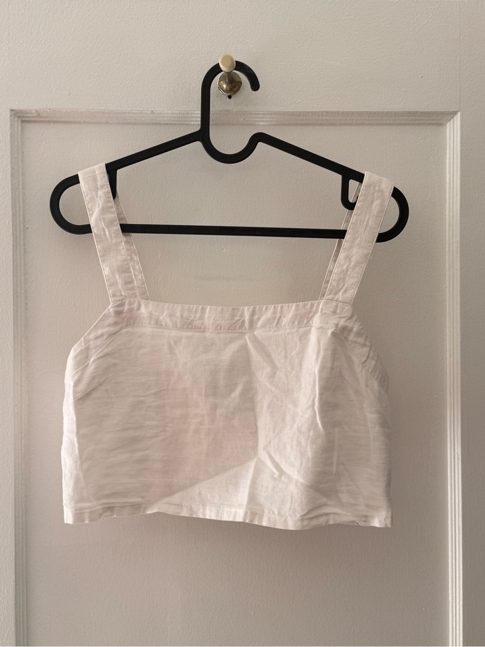 White Linen Madewell Top